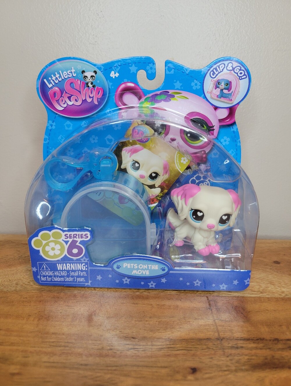 Littlest Pet Shop Generation 7 "Pets on the Move" Pink Golden Retriever #611
